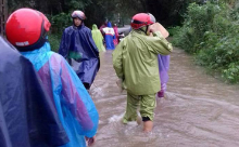 Nhiều địa phương ở tỉnh Thừa Thiên-Huế bị ngập lụt.