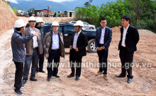 Phó Chủ tịch Thường trực UBND tỉnh Phan Ngọc Thọ kiểm tra tiến độ thực hiện Dự án